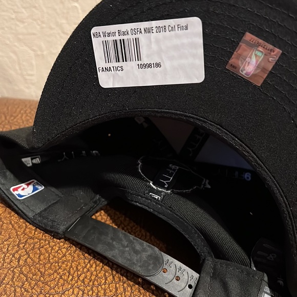 Rare New NBA World Champions Finals Golden State Warriors 2018 Blk Baseball Cap - Picture 8 of 8